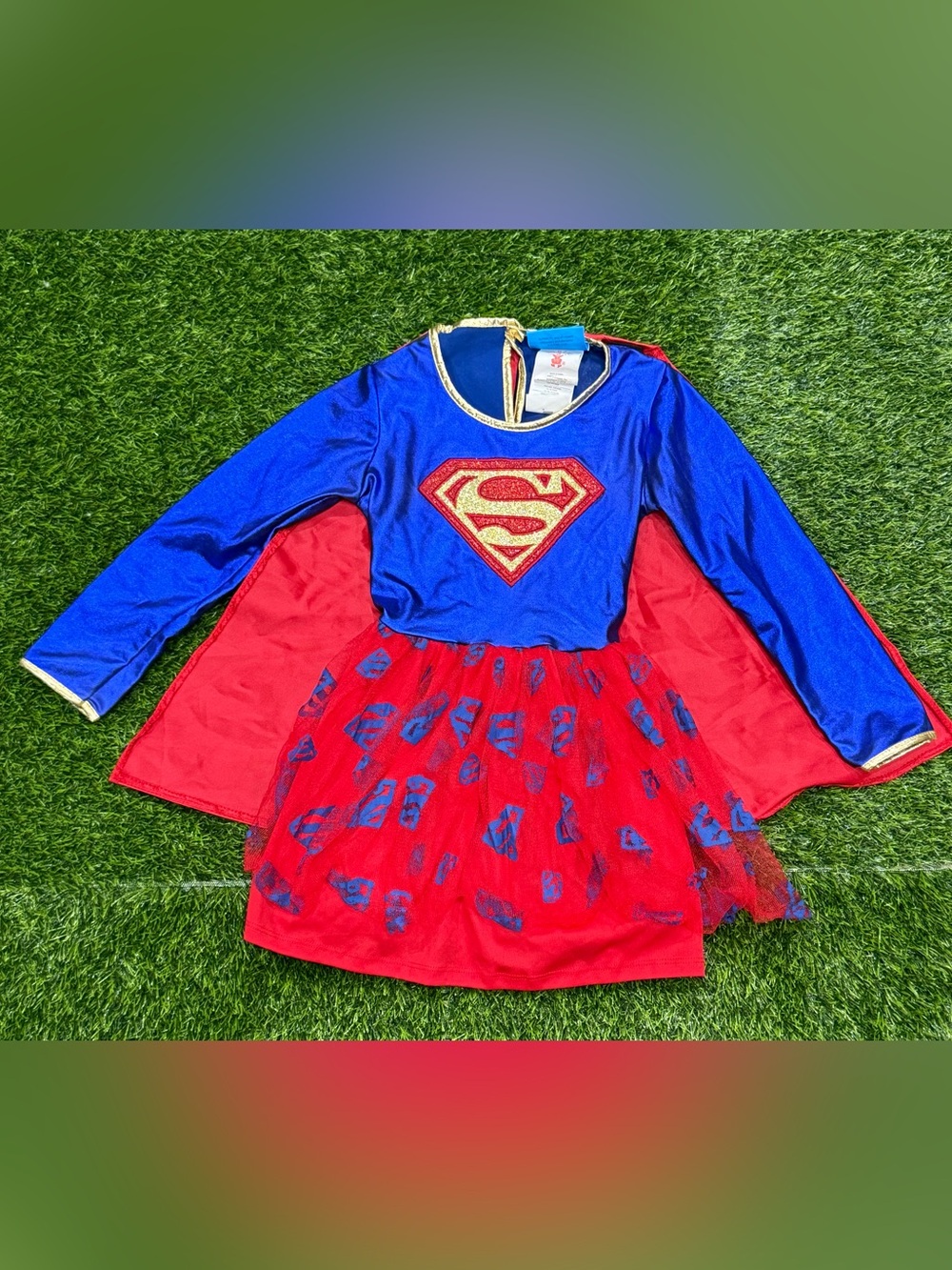 Rubie's DC Comics Superheroes: Supergirl Dress Tutu Costume for Kids Small